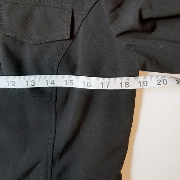 Joseph Ribkoff Black Pleated Full Zip Long Sleeve Jacket - Picture 8 of 12